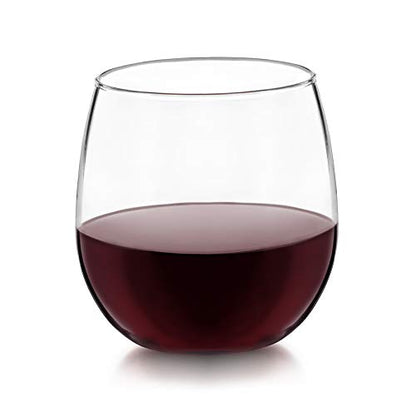 Libbey Vina Stemless Red-Wine Glasses (16.75oz/Set of 4)