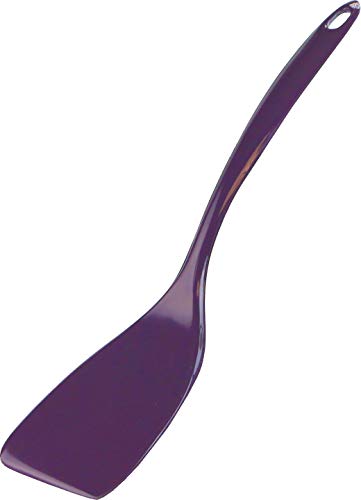Spatula, Turner for Non-stick pans, Heat Resistant, Melamine Utensil with Ergonomic Handle, 11 inch, Set of 6 by Reston Lloyd, Plum - color: Plum, size: 100% Melamine Spatula, Set of 6