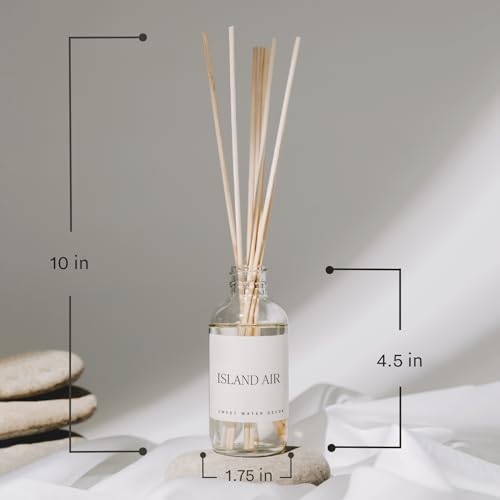 Sweet Water Decor Warm and Cozy Reed Diffuser Set - Orange, Cinnamon, Clove, and Pine Fall and Winter Scented Diffuser - Scent Diffusers for Home, Long Lasting Fragrance, Made in the USA - style: Warm and Cozy