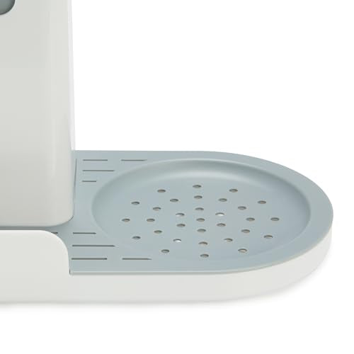 Amazon Basics Kitchen Sink Caddy Organizer for Sponge and Brush Storage, Large, White - size: Large