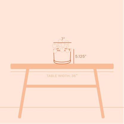 Bloem Mathers 6" Modern Plastic Planter with Saucer, Pebble Stone - color: Pebble Stone, size: 6"