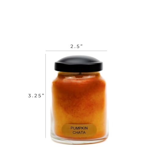 A Cheerful Giver - Pumpkin Chata - 6oz Baby Scented Candle Jar with Lid - Keepers of the Light - 30 Hours of Burn Time, Gift for Women, Orange - size: 6 oz, style: Pumpkin Chata