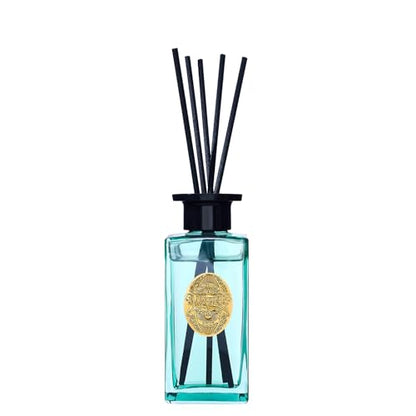 M&SENSE 6.3 oz Large Reed Diffuser Set | Sea Island Cotton Scent Oil Diffuser with Sticks | Hotel Collection Non-Toxic Essential Oil |for Bedroom Bathroom Living Room - color: Sea Island Cotton, size: 180ml