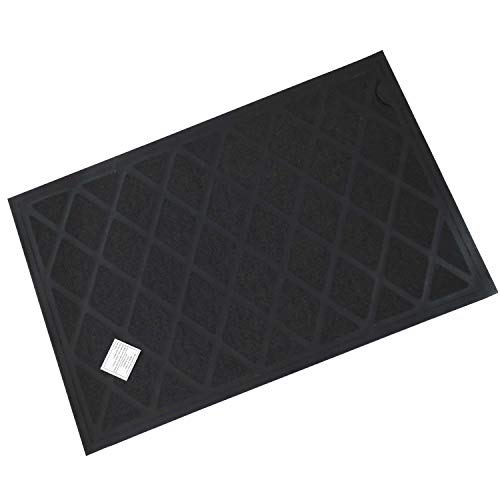 Sunnydaze Indoor Entrance Mat - Low Profile, Nonslip Design - Doormat Perfect for the Mudroom, or Entryway - 17.5" x 29" - Brown Floral