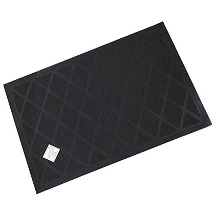 Sunnydaze Indoor Entrance Mat - Low Profile, Nonslip Design - Doormat Perfect for the Mudroom, or Entryway - 17.5" x 29" - Brown Floral