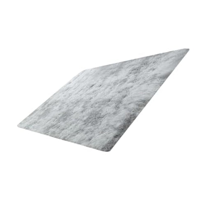 VALICLUD Fluffy Bedside Rug Soft Plush Area Carpet with Slip Backing Versatile for Living Room Bedroom and Hallway Decor Elegant Grey Design