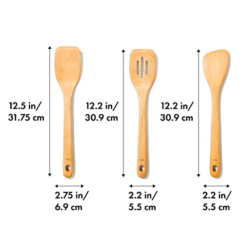 OXO Good Grips 3-Piece Wooden Turner Set - style: Turner Set