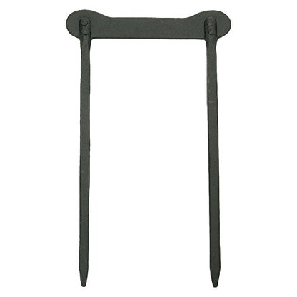 Achla Designs BS-03 Metal Boot Scraper Outdoor, Black 17"L - size: 17"L