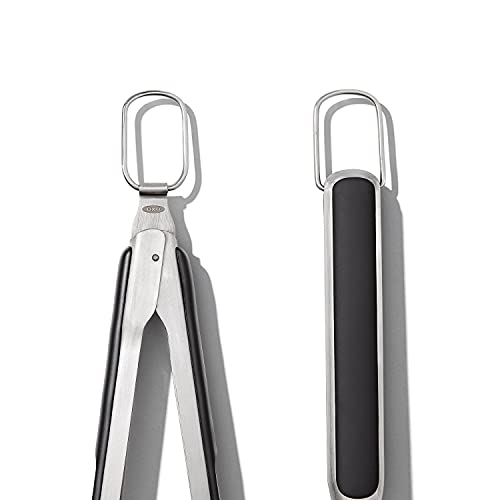OXO Outdoor 3 Piece Grilling Tool Set - size: 3pc Set - Tongs, Turner and Tool Rest