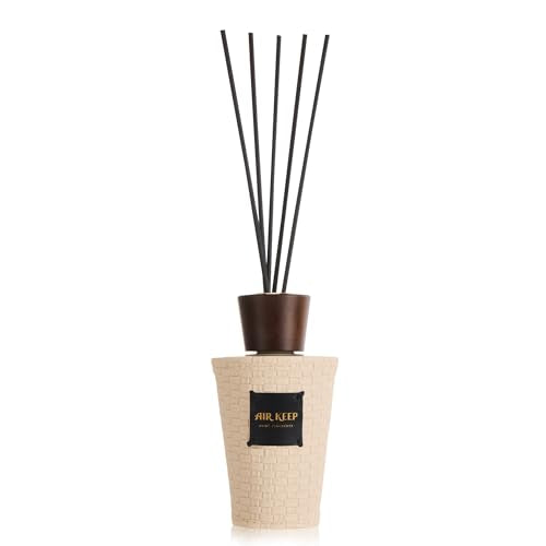 Reed Diffuser for Home, Clean Linen, 5.1 fl oz (150 ml) | Reed Diffuser Sticks, Decorative Glass Bottle, for Bathrooms, Bedrooms, Living Rooms and Offices, Gift Box Packaging