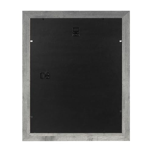 Grey 11x14 Picture Frame set of 3,Display 11x14 without Mat or 8x10 with Mat，Wall Gallery Photo Frames - color: Grey, size: 11x14 inches