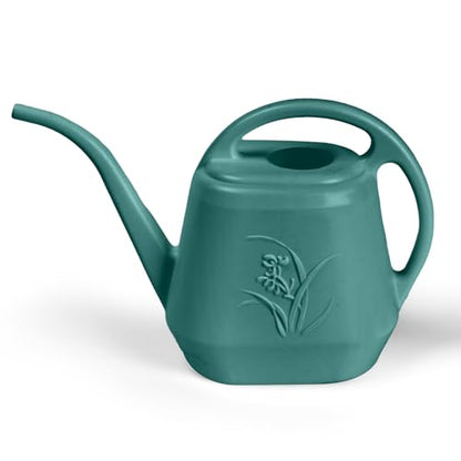 Plastic Watering Can - 1/2 Gallon - Green | With Long Spout for Watering-Home Indoor and Outdoor Garden - color: Green