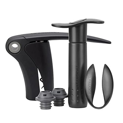 Le Creuset Wine Tools Gift Set, 5pc., Black/Grey