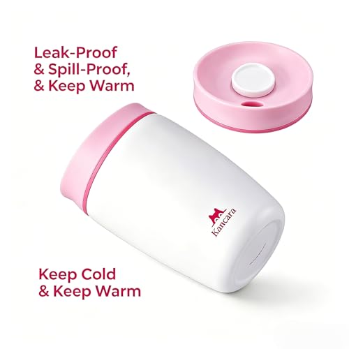 12 oz coffee tumbler Insulated coffee mug with lid Slider Insulated Stainless Steel Coffee Tumbler, Travel Mug for Hot and Iced Beverages insulated travel coffee mug (white) - color: White