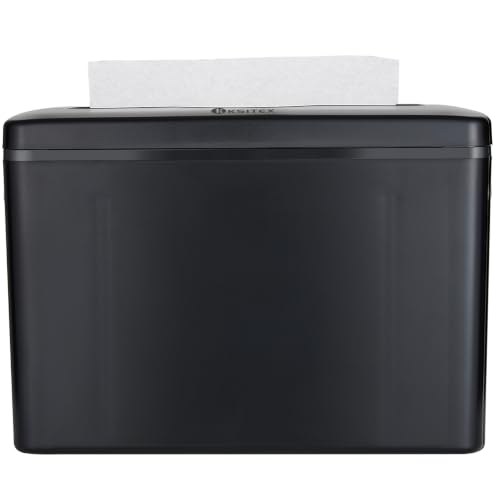 Paper Towel Dispenser Countertop,Non-Slip Base,Black-S | Multifold Trifold Z-Fold Paper Towel Holder, Hand Towel Dispenser for Kitchen Bathroom Commercial,Single Sheet Dispensing - color: Black-s