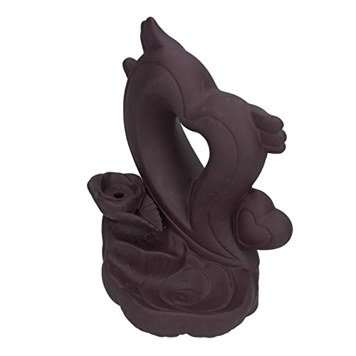Backflow Incense Burner Smoke Waterfall Burner Ceramic Incense Holder Ornament for Home Office Decoration