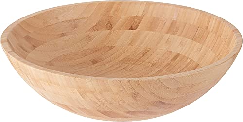 Lipper International Bamboo Wood Salad Bowl - size: Large, style: Single Bowl
