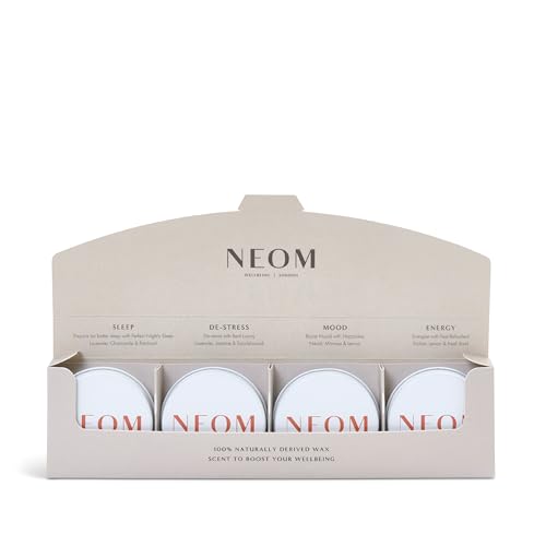 NEOM- Mini Candle Scent Discovery Set | x4 20g Mini Candles | 100% Natural Fragrance