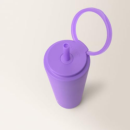 REDUCE Halo 32 oz Stainless Steel Vacuum Insulated Tumbler - Spill Proof Travel Mug with Flip Handle Lid - Keeps Drinks Cold for 32 Hrs - Dishwasher Safe - Cupholder Friendly - Purple Punch - color: Purple Punch, size: 32 Ounces