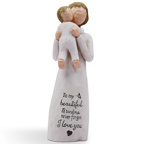 Grandma Gifts, Gifts for Grandma, Sculpted Hand-Painted Figurine | Grandma Birthday Gifts, New Grandma Gifts First Time, Grandmother Gift for Mother's Day Christmas Thanksgiving Day - style: Grandma gifts