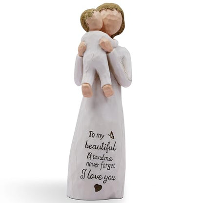 Grandma Gifts, Gifts for Grandma, Sculpted Hand-Painted Figurine | Grandma Birthday Gifts, New Grandma Gifts First Time, Grandmother Gift for Mother's Day Christmas Thanksgiving Day - style: Grandma gifts