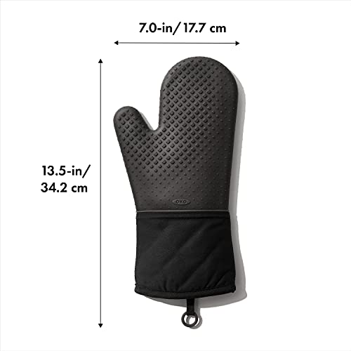 OXO Good Grips Silicone Oven Mitt - Black - color: Black