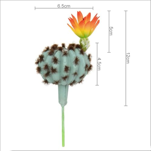 Set of 3 pcs Artificial Cactus Succulent Plants Faux Cacti Plant for Home Decor Flower Arrangement