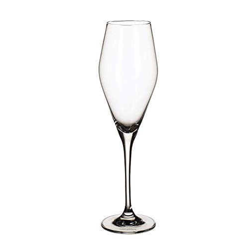 Villeroy & Boch La Divina Champagne, Crystal Glass, Clear, 260 ml, 1-Piece - style: Champagne flute