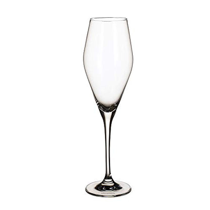 Villeroy & Boch La Divina Champagne, Crystal Glass, Clear, 260 ml, 1-Piece - style: Champagne flute