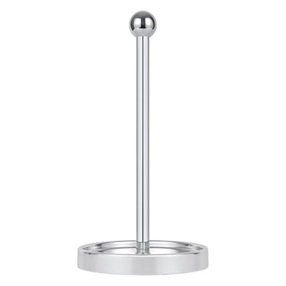 Ivilon Countertop Paper Towel Holder - Modern Sleek Ball Minimalist Design - Color Chrome - color: Chrome