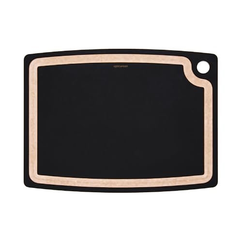 Epicurean Gourmet Series Cutting Board with Juice Groove, 17.5-Inch by 13-Inch, Slate/Natural - color: Slate/Natural, size: 17.5"L x 13"W