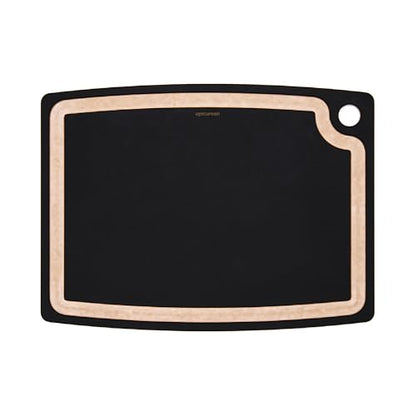 Epicurean Gourmet Series Cutting Board with Juice Groove, 17.5-Inch by 13-Inch, Slate/Natural - color: Slate/Natural, size: 17.5"L x 13"W