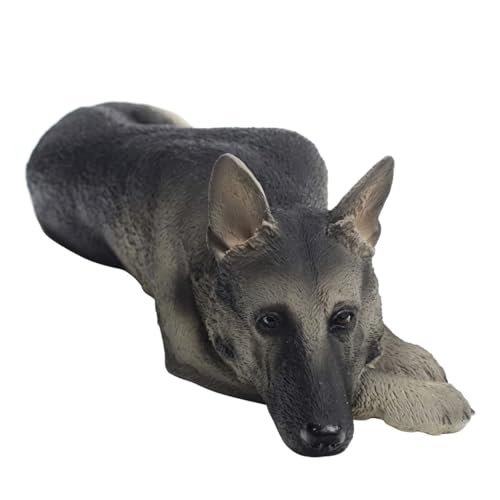 German Shepherd Blk/slvr MyDog Figurine - color: Black-silver My Dog German Shepherd