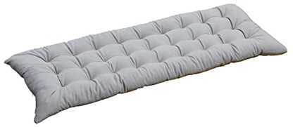 Chaise Lounger Patio Cushion Rocking Chair Sofa Furniture Lounge Cushions Outdoor Indoor Thick Sun Lounger Swing Bench Cushion with Elastic Ties 45 L X 18 W, Light Grey - color: Light Grey, style: 45 L X 18 W