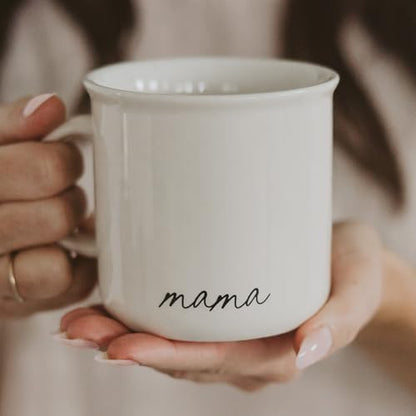Sweet Water Decor Mama Campfire Mugs - 11oz Cute Coffee Mugs for Hot & Cold Drinks - Dishwasher & Microwave Safe - Ceramic Travel Mug - Ideal Tea and Espresso Mug - style: Mama