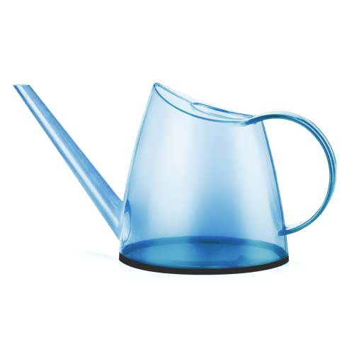 Small Indoor Plant Watering Can Long Spout 1.4L Light Blue | Long Spout Prevents Spills Fits 5 Potted Bonsais Ergonomic Grip Precise Control Stylish Nordic Vibe Decor - color: Light Blue