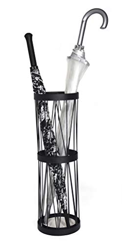 Mango Steam Pluvian™ Soakstone™ Umbrella Holder (Tall, Black) - color: Black, size: Tall Round