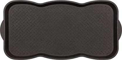 Mohawk Home Boot Tray Utility Solid Black (1'7"x3'3") Utility Mat - size: 1'7" x 3'4" (Rectangular)