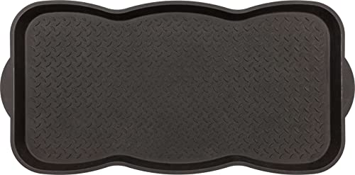 Mohawk Home Boot Tray Utility Solid Black (1'7"x3'3") Utility Mat - size: 1'7" x 3'4" (Rectangular)