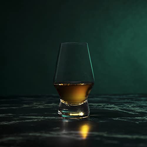 Viski Raye Crystal Scotch Glasses, Set of 2, clear, 8 oz - style: Scotch