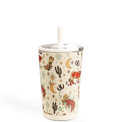 HydroJug Everyday Tumbler 14 oz, Ceramic-Lined Straw Cup, Rodeo - color: Rodeo, size: 14 Ounces