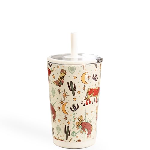 HydroJug Everyday Tumbler 14 oz, Ceramic-Lined Straw Cup, Rodeo - color: Rodeo, size: 14 Ounces