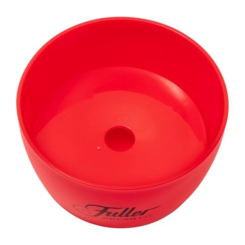 Fuller Brush Handy Holder with Drain Rack – Small Sink Caddy for Organizing Cleaning Sponges & Tools – Removable Drain Tray, Dishwasher Safe – Red - color: Red