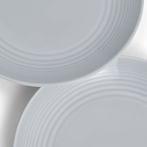 Royal Doulton Exclusively for Gordon Ramsay Maze Light Grey Salad Plate, Set of 4, 8.7"