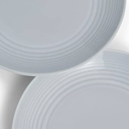 Royal Doulton Exclusively for Gordon Ramsay Maze Light Grey Salad Plate, Set of 4, 8.7"