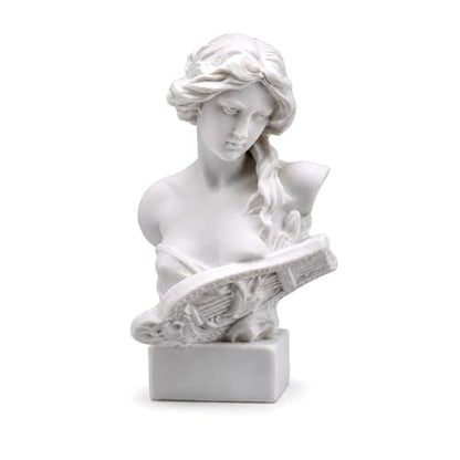 Resin Bust Statue 2.95 Inch Plaster Figurines Mini Home Decoration Sculpture White for Art Hobbyist-Artemis, Home Decoration - size: Artemis