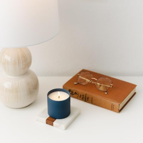 Dignity Series Oakmoss & Amber Scented Candle | 35 Hour Burn - Made in the USA Luxury Clean Soy Wax Candles - Long Lasting Glass Jar Candle for Home - 1 Wick - 5.3oz - color: Oakmoss + Amber