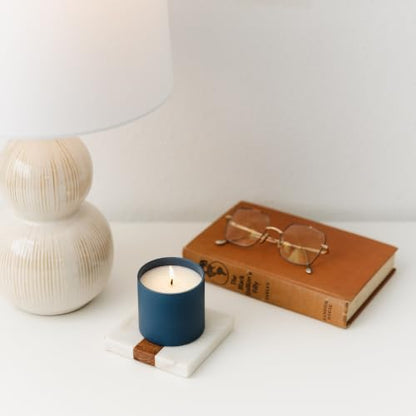 Dignity Series Oakmoss & Amber Scented Candle | 35 Hour Burn - Made in the USA Luxury Clean Soy Wax Candles - Long Lasting Glass Jar Candle for Home - 1 Wick - 5.3oz - color: Oakmoss + Amber