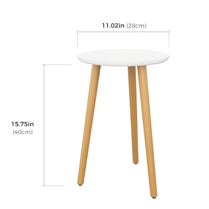 Leaf&lull Tall Plant Stand Indoor Small Plant Table | Wood Plant Stool for Large Plant, Plant Holder for Living Room Bedroom Balcony White - color: white tall