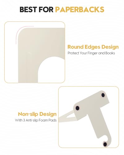 Honagu Bookends, Metal Book Ends, Bookends for Shelves, Book Holder Stopper for Heavy Books, /CDs/DVDs (1 Pair/2 Pieces, Milky White) - color: Milky White